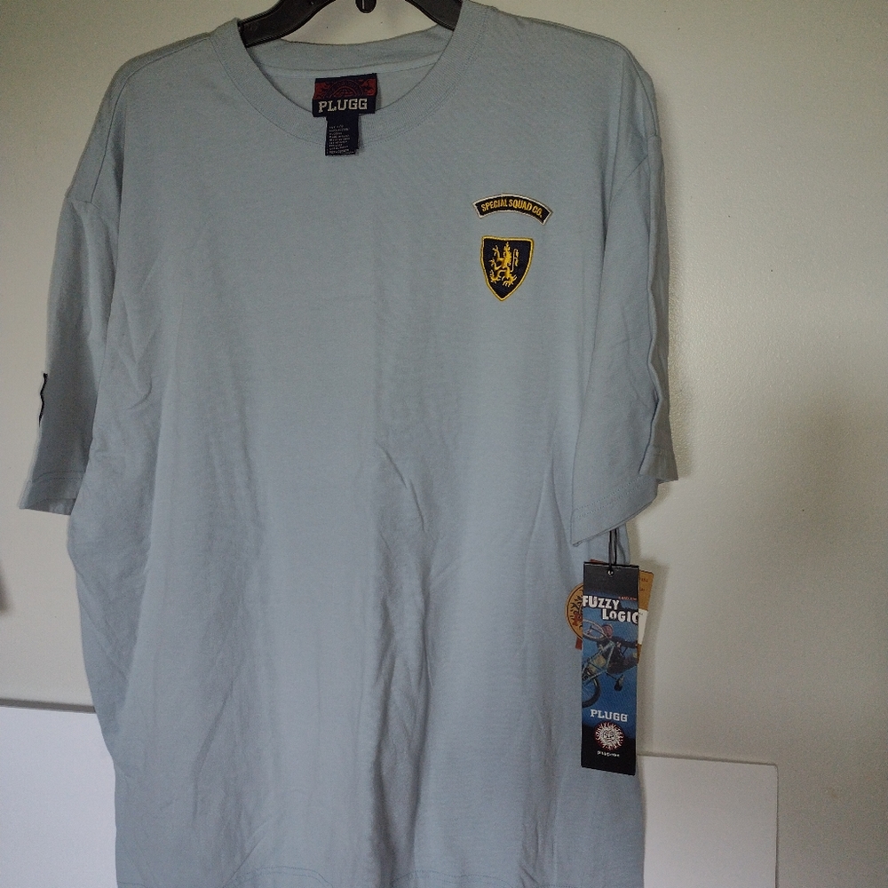 Plugg Men's New Shirt Size L Blue